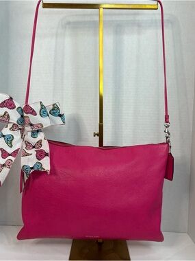 Coach Bleecker Hot Pink Daily Shoulder Bag (Style No. 29461). Like New